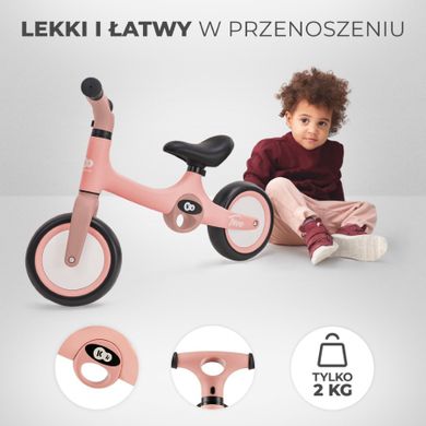 Kinderkraft, Tove, rowerek biegowy, Rose Pink