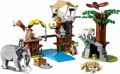 LEGO City, Obóz ratowników dzikich zwierząt, 60307