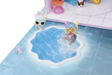 L.O.L. Surprise, Chalet, Winter Disco, drewniany domek dla lalek