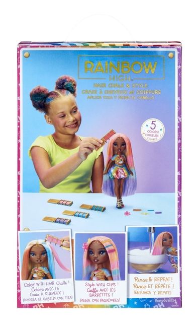 Rainbow High, Hair Chalk & Style, Meline, lalka modowa