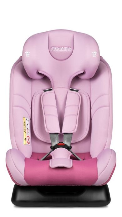 Ricokids, Luco, fotelik samochodowy, 0-36 kg, różowy
