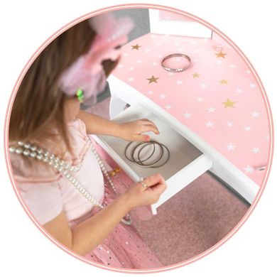 Ricokids, toaletka drewniana, 60-29-98 cm, RC-702