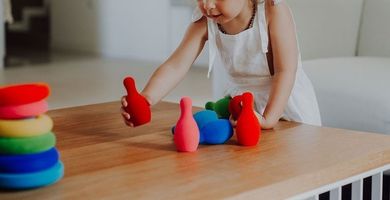 Rubbabu, sensoryczny zestaw do gry w kręgle