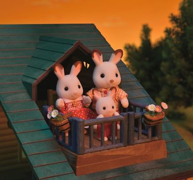 Sylvanian Families, Domek z bali z zielonym dachem, 5610