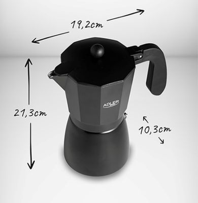 Adler, kawiarka, zaparzacz do kawy espresso, 520 ml