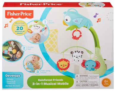 Fisher-Price, karuzelka, Przyjaciele z lasu tropikalnego