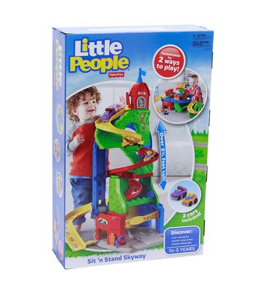 Fisher-Price, Little People, Górskie miasteczko 2w1, zestaw