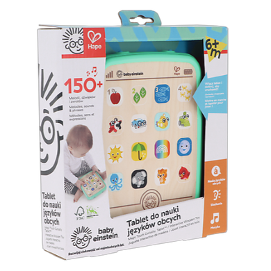 Hape, Baby Einstein, Magiczny dotykowy tablet, zabawka interaktywna (wersja angielska)