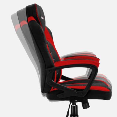 Huzaro, Force 2.5, fotel gamingowy, Red Mesh