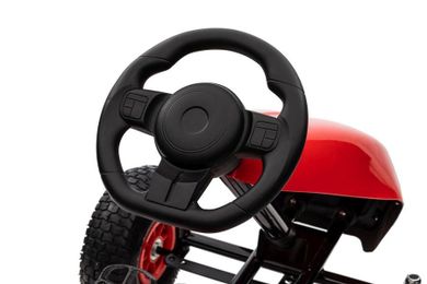 Lean Toys, Gokart, pojazd na pedały, czerwony