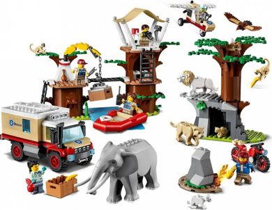 LEGO City, Obóz ratowników dzikich zwierząt, 60307