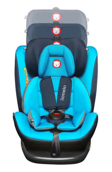 Lionelo, Bastiaan, fotelik samochodowy, 0-36 kg, niebieski