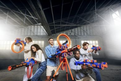 Zuru, X-Shot, Insanity Manic Blaster, wyrzutnia, 24 strzałki