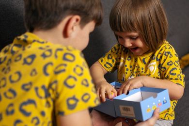 Extralink Kids Camera H28 Dual, aparat cyfrowy, niebieski