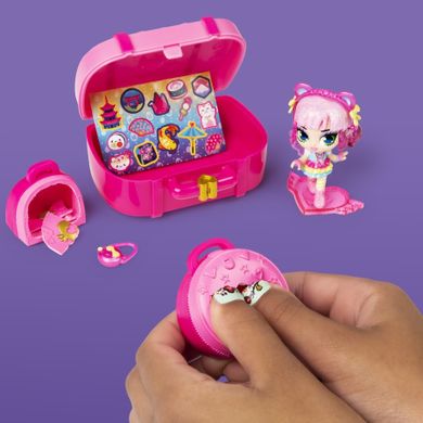Hatchimals, Pixies, walizeczka z laleczką, różowa