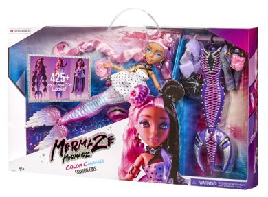 Mermaze Mermaidz, Syrenka, lalka modowa zmieniająca kolor, teal