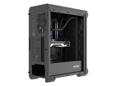 Natec, Genesis Irid 505F, obudowa komputerowa z oknem, USB 3.0