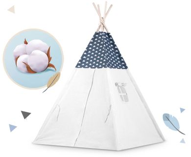 Ricokids, Tipi, namiot dla dzieci, granat, 120-120-160 cm