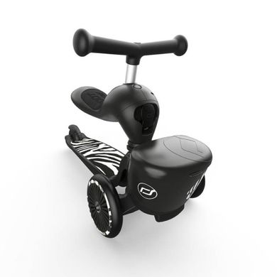 Scoot & Ride, Highwaykick 1, Lifestyle, jeździk i hulajnoga 2w1, Zebra