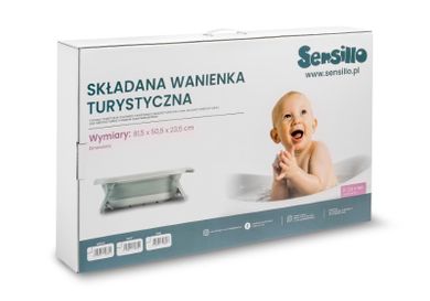 Sensillo, wanienka dziecięca składana, beżowa