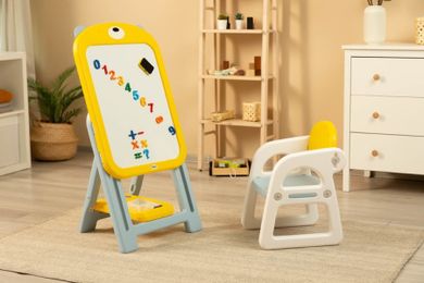 Toyz, Ted, tablica edukacyjna z krzesełkiem, yellow
