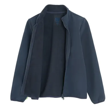 Cool Club, Wodoszczelna kurtka chłopięca z kapturem, 3w1, Kurtka softshell, niebieska