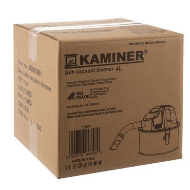Kaminer, odkurzacz do popiołu, 4 L