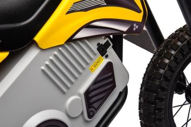 Lean Cars, A9901, motor crossowy, pojazd na akumulator, żółty