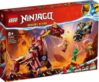 LEGO NINJAGO, Lawowy smok zmieniający się w falę ognia, 71793