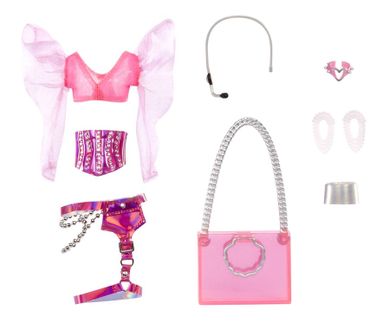 Mermaze Mermaidz, Syrenka Harmonique, lalka modowa zmieniająca kolor, pink