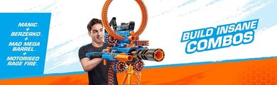 Zuru, X-Shot, Insanity Manic Blaster, wyrzutnia, 24 strzałki