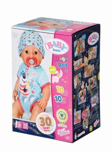 Baby Born, Magiczny chłopiec, lalka interaktywna, 43 cm
