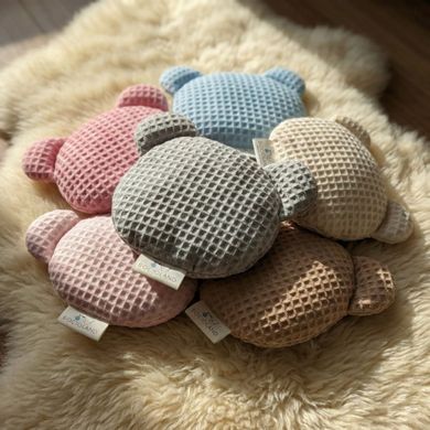 Bocioland, Miś, termofor z pestek wiśni z lawendą, wafel, brązowy