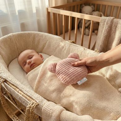 Bocioland, Miś, termofor z pestek wiśni z lawendą, wafel, retro róż