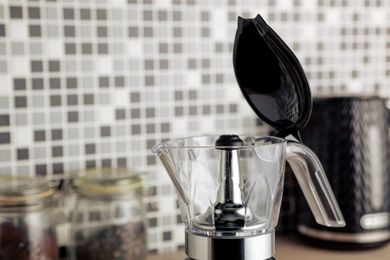 Eldom, Kaffe, kawiarka, czarna, 480W, KA50