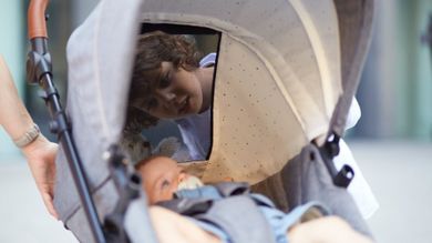 Kinderkraft, Prime, wózek wielofunkcyjny 3w1, szary