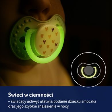 Lovi, Teddy Love, smoczek silikonowy, dynamiczny, 0-6 m, 2 szt.