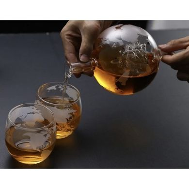 Malatec, karafka, globus, zestaw do whisky