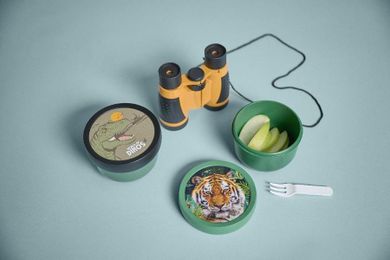 Mepal, Campus, lunchbox, bidon i pojemnik na owoce, zestaw, Unicorn Glow