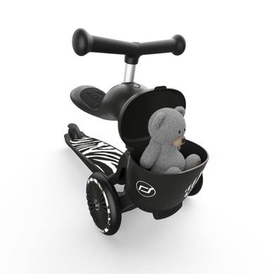 Scoot & Ride, Highwaykick 1, Lifestyle, jeździk i hulajnoga 2w1, Zebra