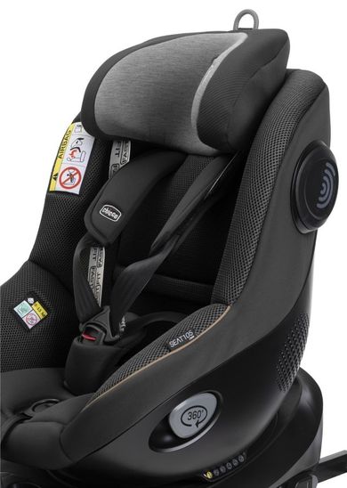 Chicco, Seat, I-size, fotelik samochodowy, Posh Black, 40-105 cm