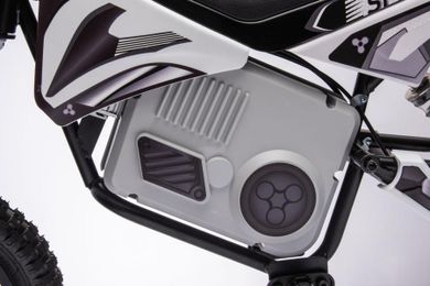 Lean Cars, A9901, motor crossowy, pojazd na akumulator, biały