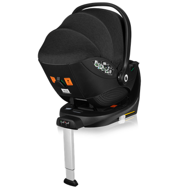 Lionelo, Moxie, i-Size, fotelik samochodowy z bazą, Black Carbon, 40-87 cm