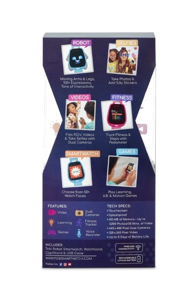Little Tikes, Tobi, Robot Smartwatch, niebieski