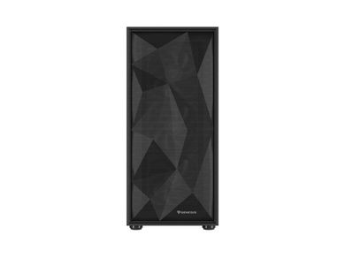 Natec, Genesis Diaxid 605F Midi Tower, obudowa komputerowa, USB-C, czarna