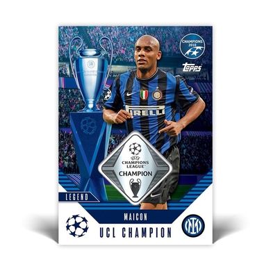 Topps, UEFA Champions League, Match Attax 2024/25, mini puszka z kartami kolekcjonerskimi