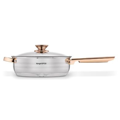 Könighoffer, Bari Rose Gold, komplet garnków, indukcja, 12 elementów