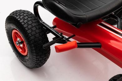 Lean Toys, Gokart, pojazd na pedały, czerwony
