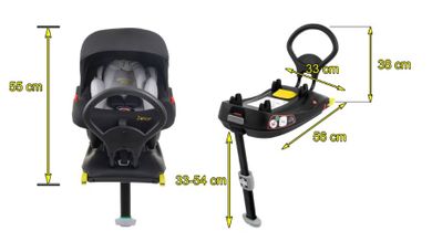 Summer Baby, Junior, fotelik samochodowy, z bazą Isofix, 0-13 kg