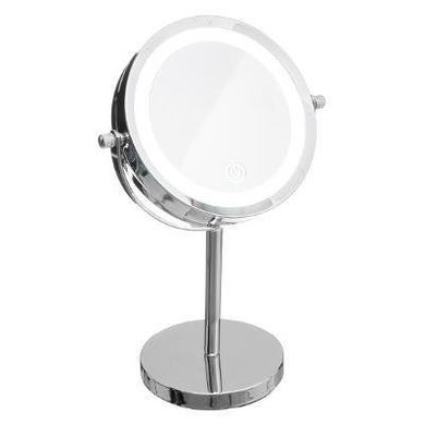 5five Simply Smart, podświetlane lusterko kosmetyczne led, okrągłe, na metalowej podstawie